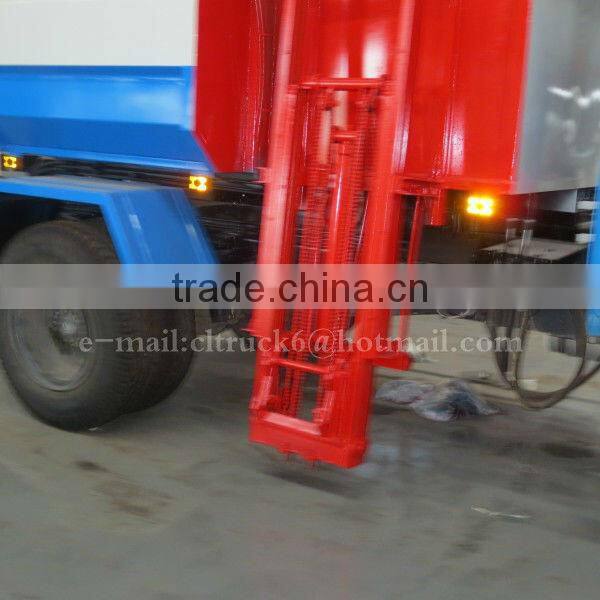 4*2 DONGFENG 140 Side Lift Garbage Truck 10 m3
