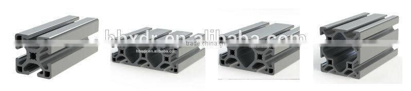 Aluminium Profiles for assembly line 6063-T5 Aluminium extrusion industrial material