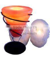 Handmade Himalayan Rock Salt Tea Light Candle Holder