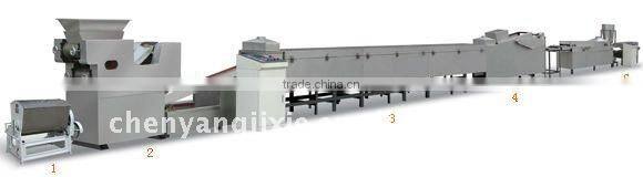 Mini fried instant noodles processing machine