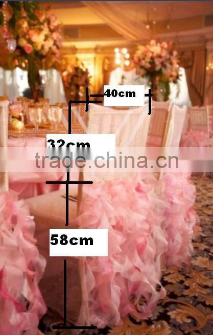 Wedding pink ruffled table cloth, cloth woven