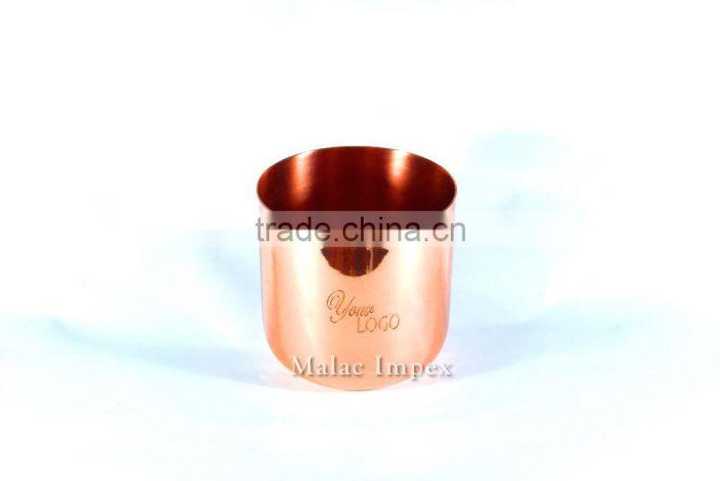 India factory price private label brass candle jar