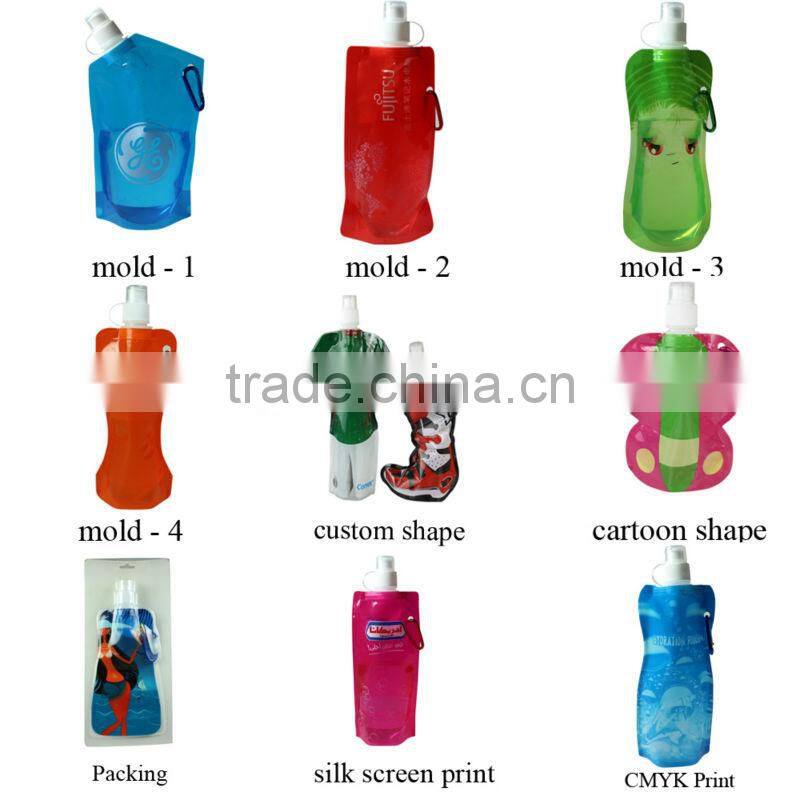 Custom logo full printed advertising resuable anti bottle