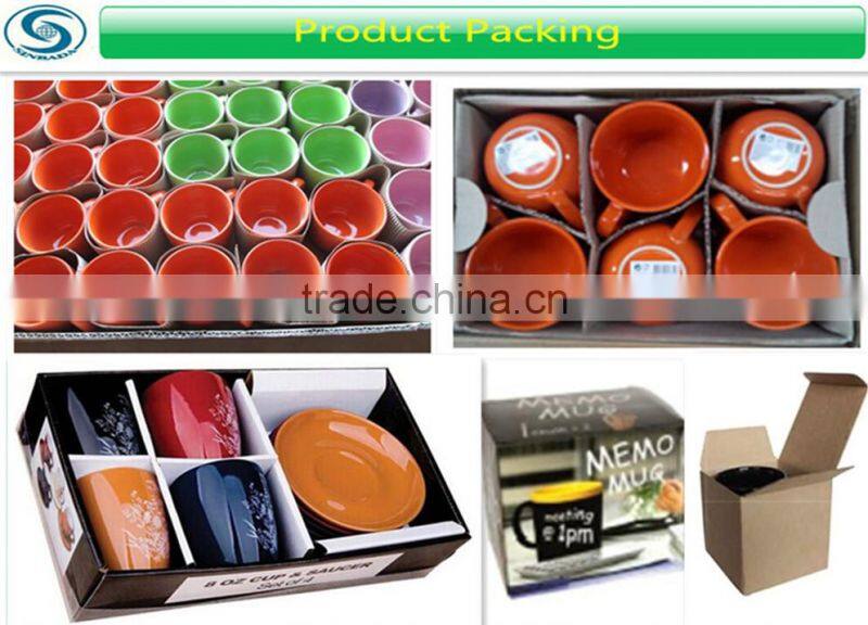 8inch bright glazed caremic salad bowl