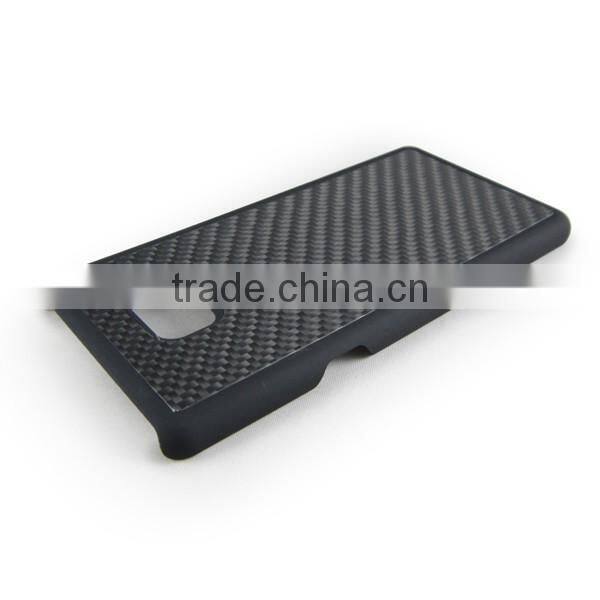 Shiny black 3K twill woven carbon fiber phone case cover for samsung galaxy note7