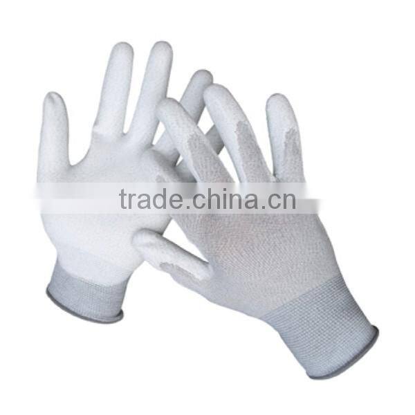 2016 alibaba China Industry Anti-static Nylon PU Coated Gloves,Anti-static glove