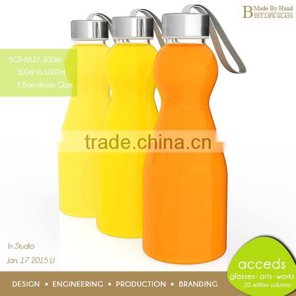 Wholesale Borosilicate Drinking Glass Bottle BPA free