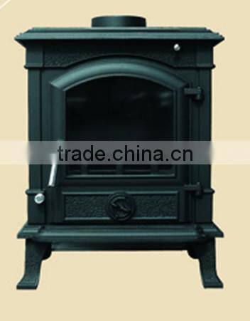 modern indoor gaz cast iron wood burning stove