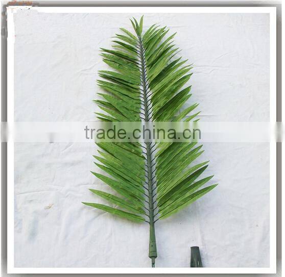 fake plastic palm leaf manufacture garden handmade Artificial palm leaf/branch