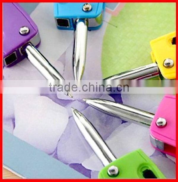 led light car key ball pen