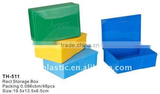 plastic storage case,storage box with lid,plastic rectangular box
