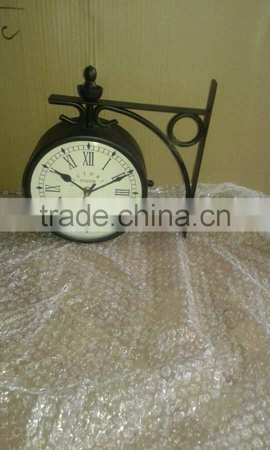 copper plated table clock