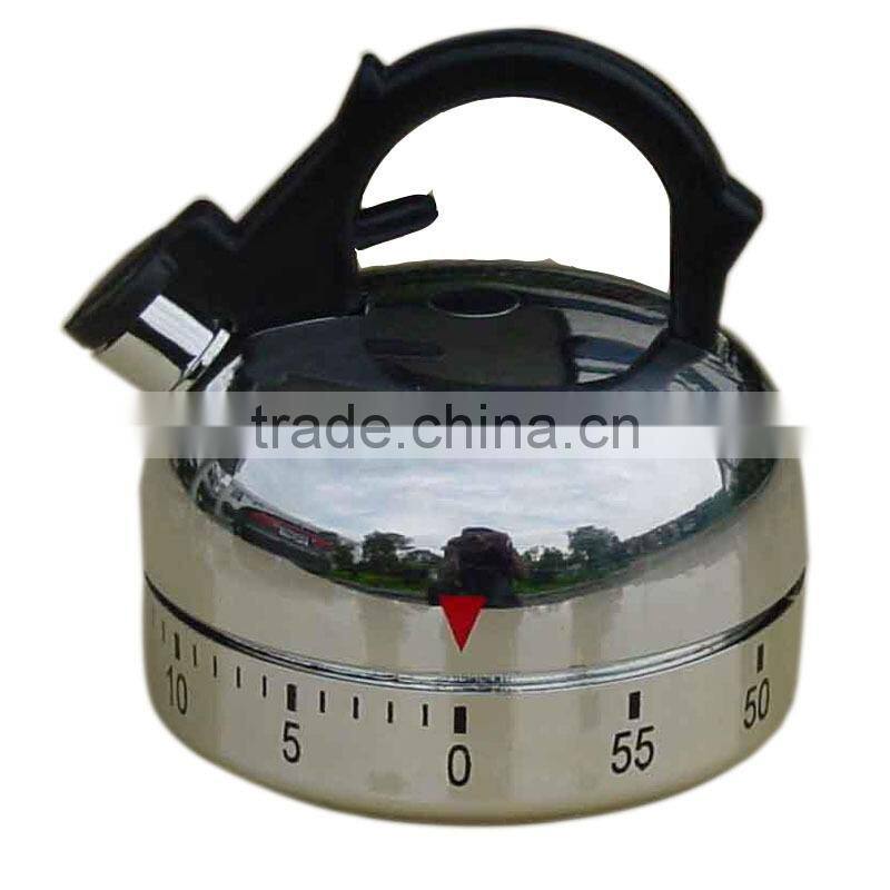 cute kettle shape cooking tools mechanical timer switch unique chicken kitchen timer