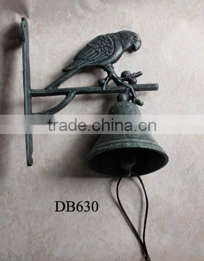 home decor bird iron door bell