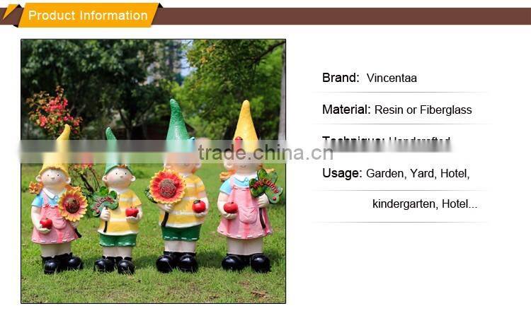 alibaba wholesale promotion resin craft fiberglass child sculpture