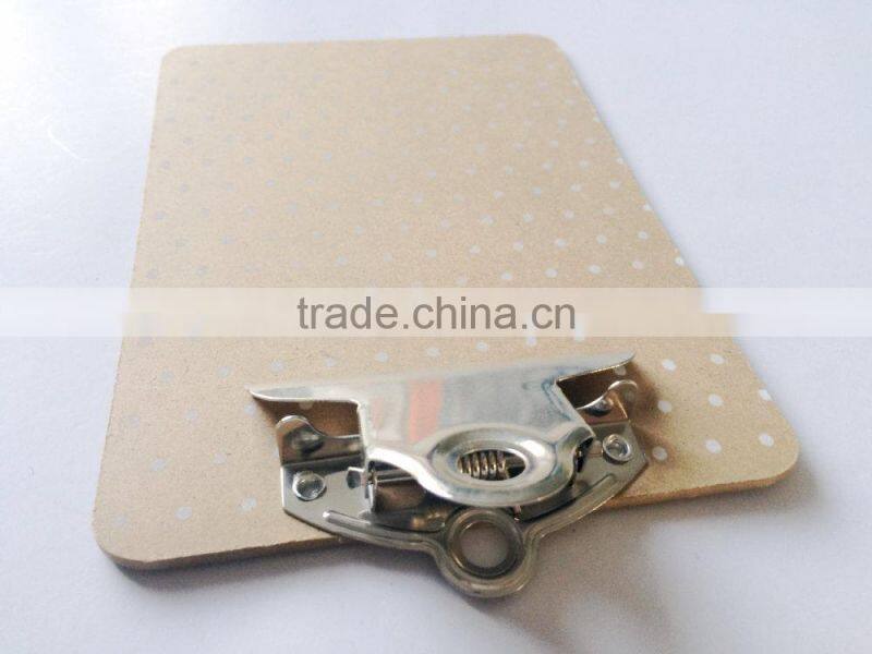 Mini printing MDF butterfly clipboard for school and office
