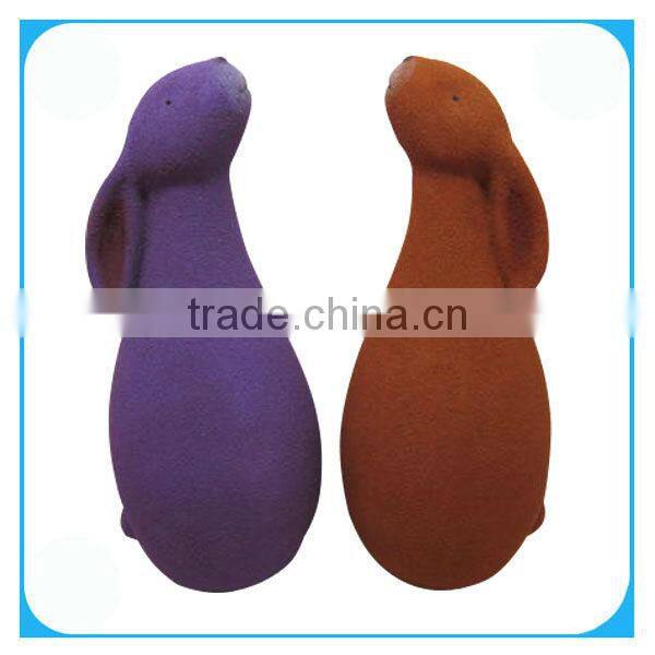 Ceramic easter rabbit figure for decoration