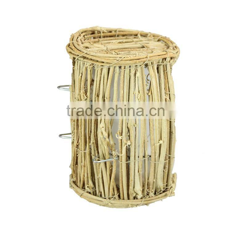 Natural Rattan Baskets Garden Planter Decoration Tray