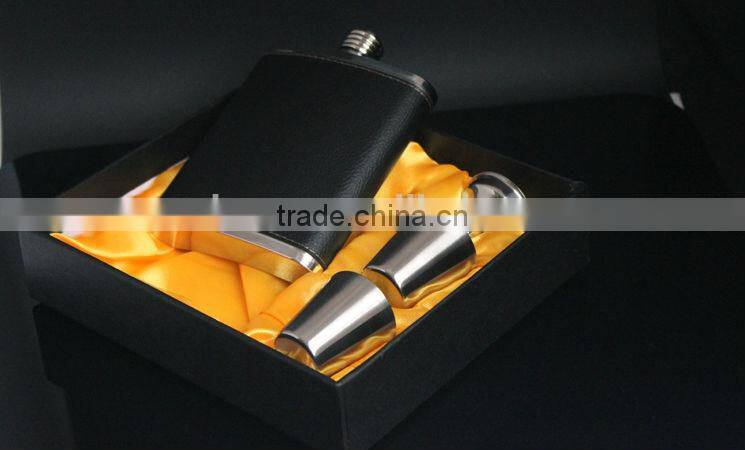 hot selling 7oz stainless steel hip flask set