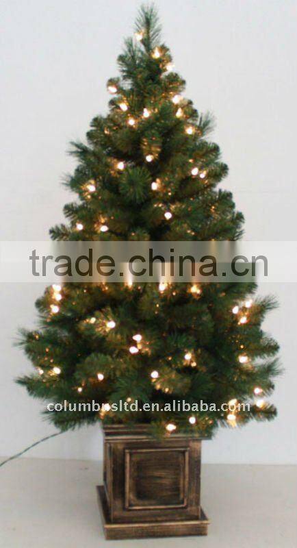 PVC Chirstmas Decoration Tree with LED light
