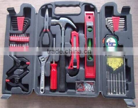High quality 125pcs hand tools set with plastic folding case