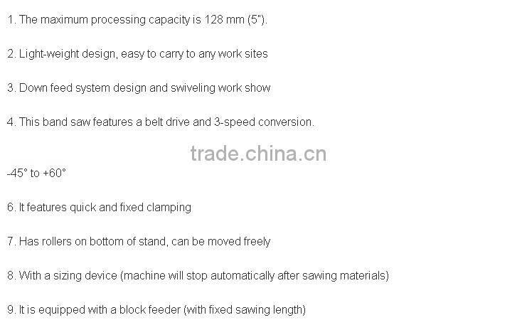Metal Cutting Band saw BS-128HDR