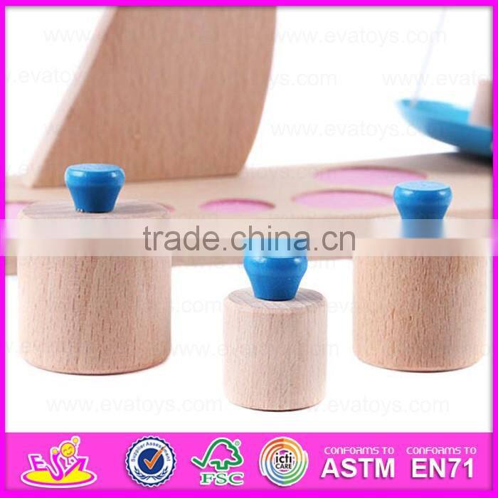 2016 new fashion preschool wooden balance toy W11F054
