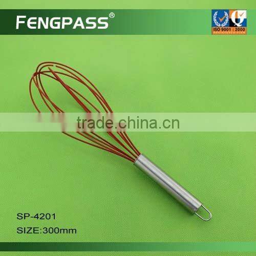 Wooden hadnle egg whisk / egg beater / kitchen utensil EW-1011