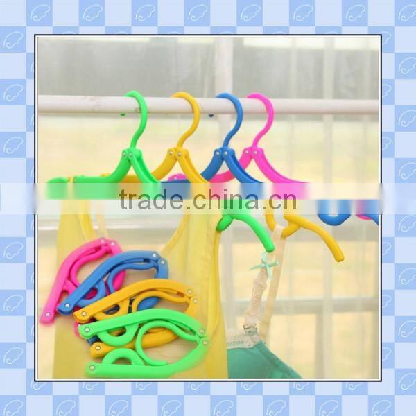 customized wholesale cheap foldable high quality plastic hanger for baby cloth/manufacturer make plastic hanger