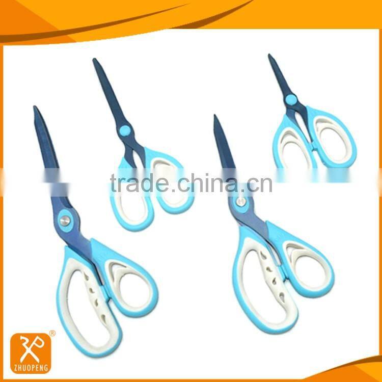 New design titanium coated household scissors set