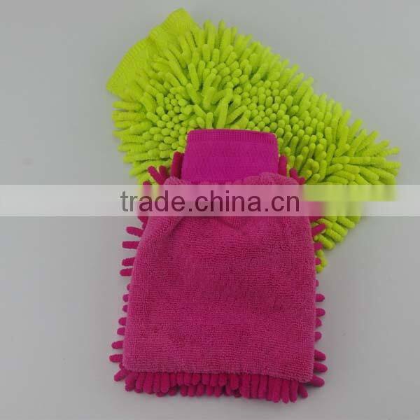 2013 hot sell microfiber wash mitt car/Mitt Microfiber Car Wash Washing Cleaning Glove
