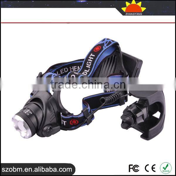 Wholesale RJ-2181A Zoom Bike Headlamp, Adjustable LED Bicycle Front Light,XM-L T6 Focus LED Headlamp