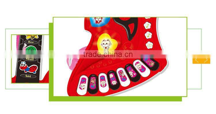 Hotselling kids musical instrument plastic mini bass guitar