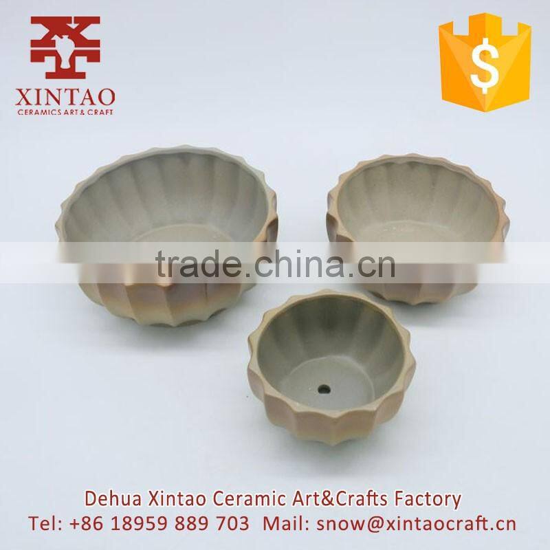 High quality Wholesale Vintage Popular Decorative balcony Porcelain ceramic flower