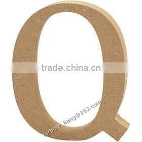 wooden MDF Letter "Q", alphabet letter