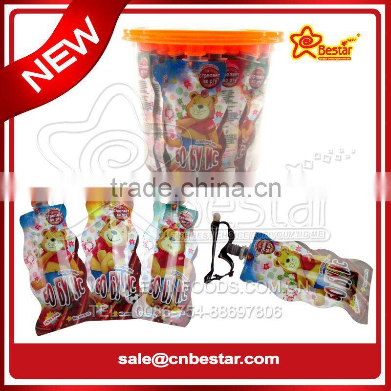 High Quality Bear Chocolate Jam With Popping Candy