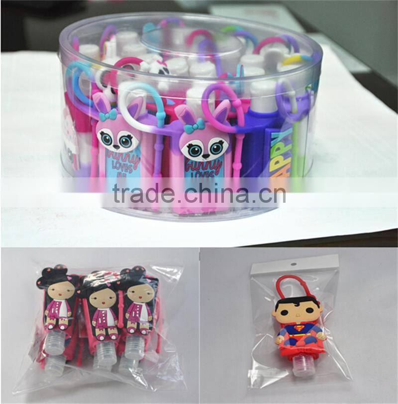 Merry Christmas:promotional gifts animal silicone hand sanitizer holder silicon holder gel pocket hand sanitizer hand sanitizer