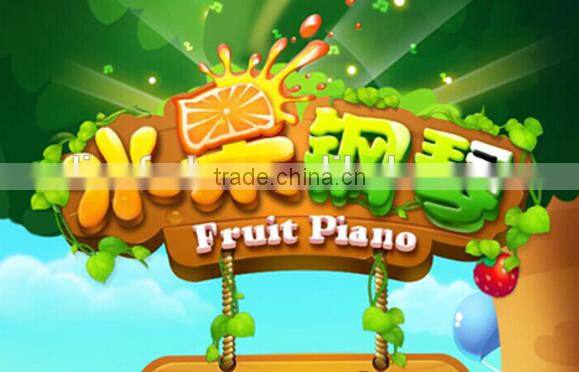 2017 Top quality Fruit Piano Ticket Game Machine For Sale