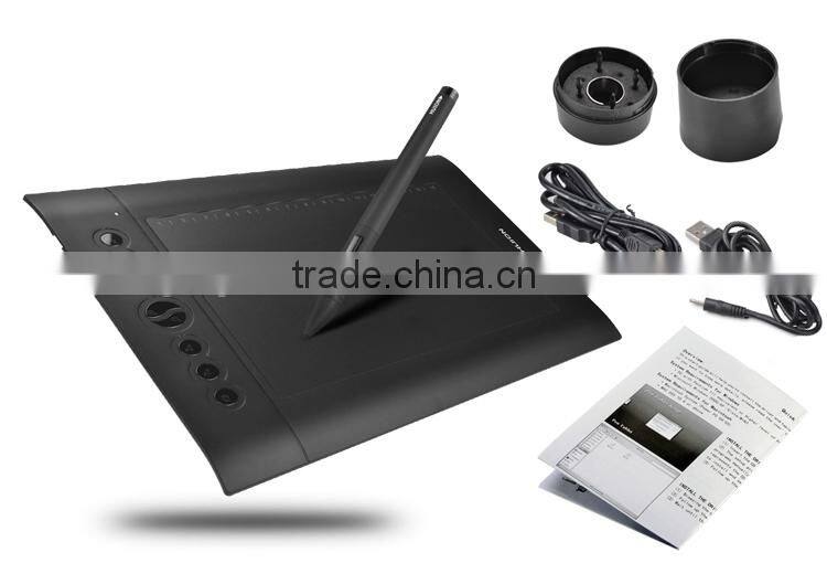 Professional manufacturer Huion H610Pro Digital panel digitizer Graphic drawing pad