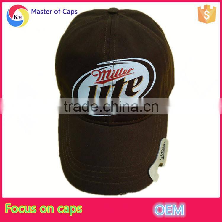 Promotion High-quality Custom bottle opener cap beer bottle hat