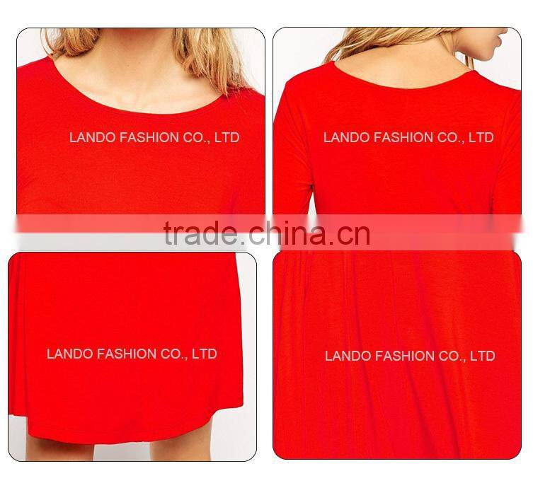 beautiful lady designer solid color long sleeve one-piece short dress women party frocks 2016