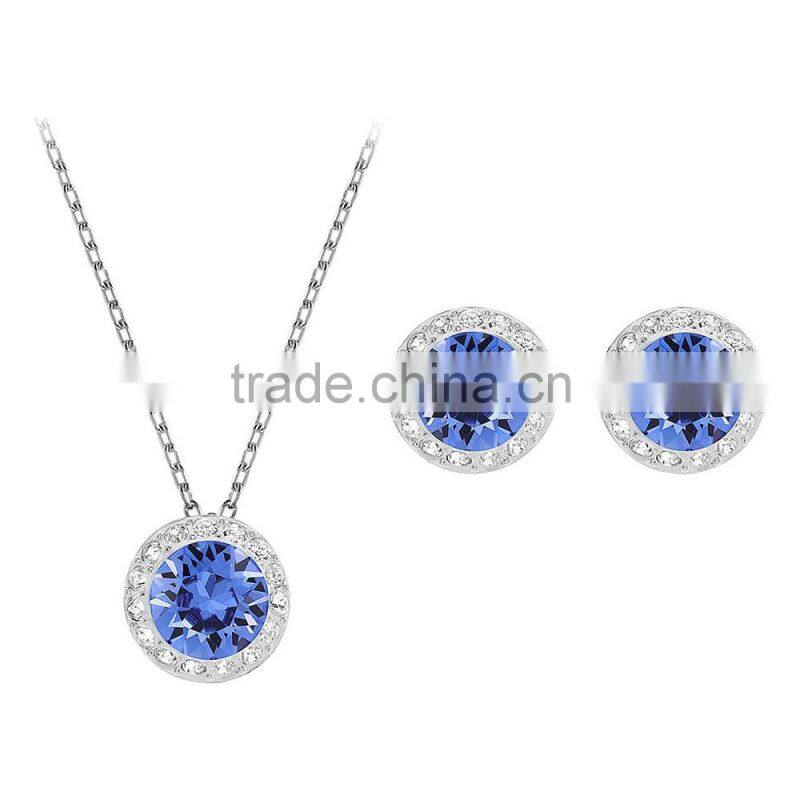 FANCY STONE! blue crystal accessories for necklace pendant/novel artist