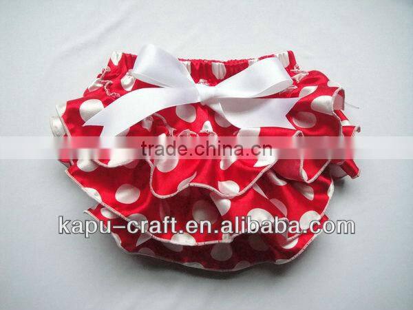 wholesale children stain underwear ruffle panties baby panties bloomer Rand baby clothes with bow