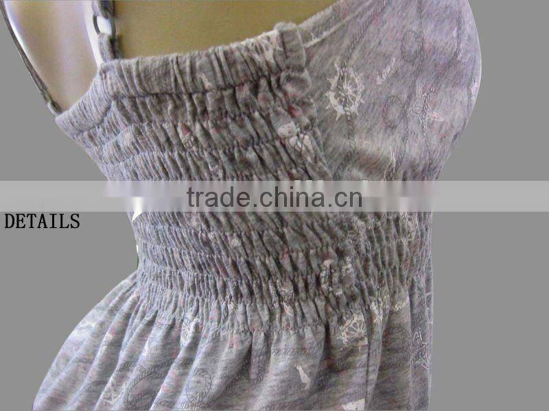 2015 fashion girl sexy camisole dress