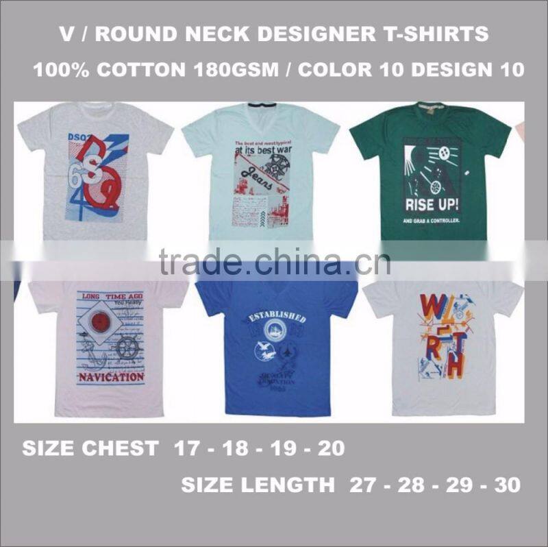 T-Shirts 100% Cotton O-Neck low price high quality