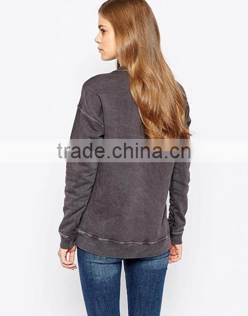 Women 100% cotton blank sweatshirts wholesale in Nangchang