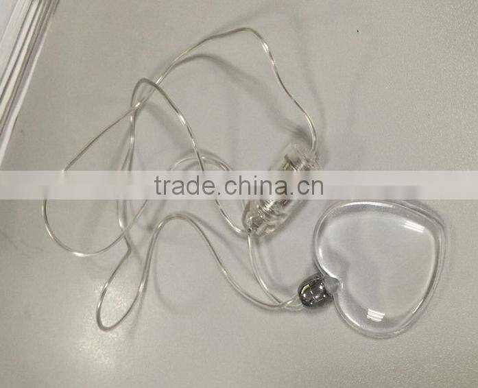 Halloween symbol led necklace plastic beads led necklaces glowing necklace jewelry with custom logo for promotion gifts