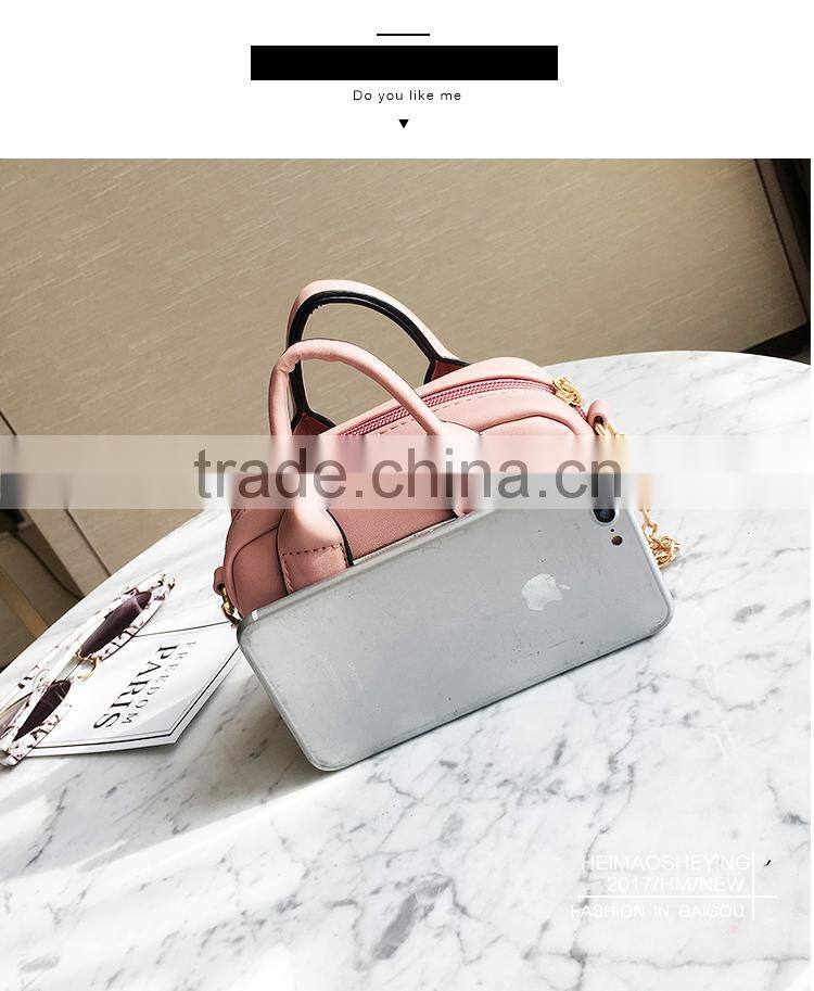 black cute animal handbag girl fashion small bags leather shoulder long strap sling cross body bag