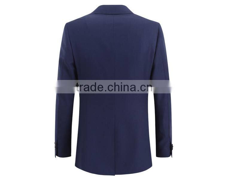 High Quality Custom Men'S Brand Business Suit Mannequin Wool 2 Button For Men