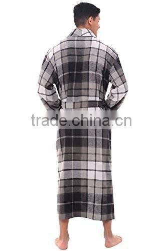 Custom brand 100% cotton pocket design bathrobe